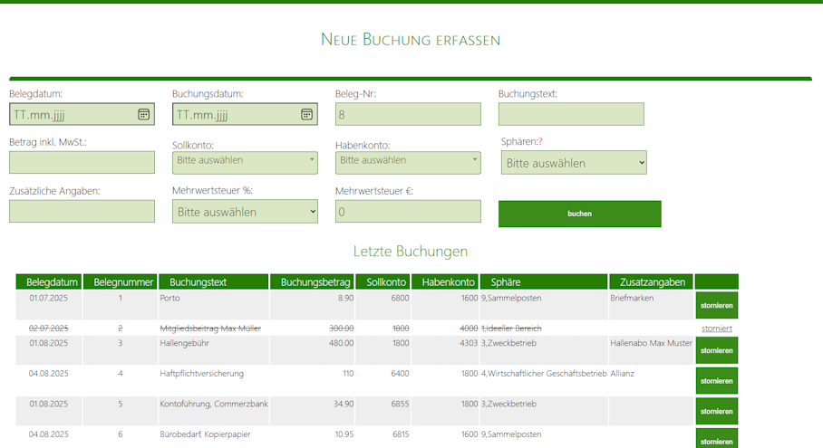 Buchhaltung einfach gemacht